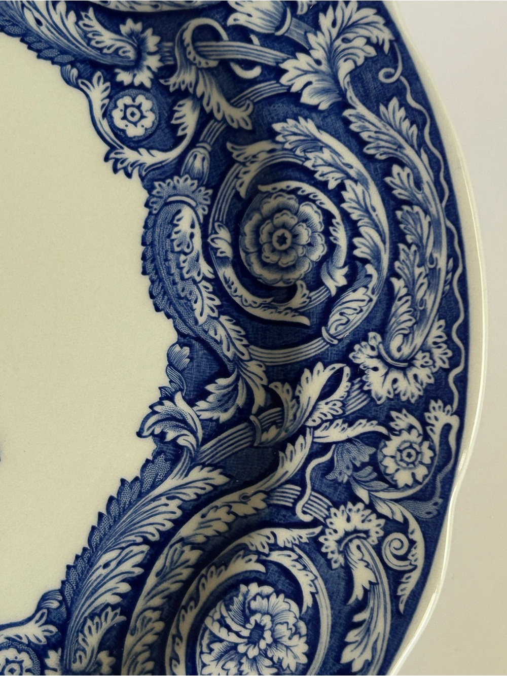 Spode Blue Room Collection Dinner Plate Warwick Vase Pattern 10 3/8” - Picture 4 of 6